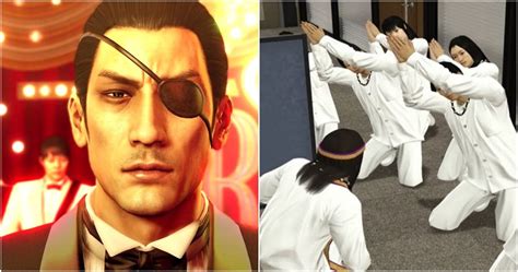 North of Karaokekan is a guy in a suit and a purple shirt. . Substories yakuza 0